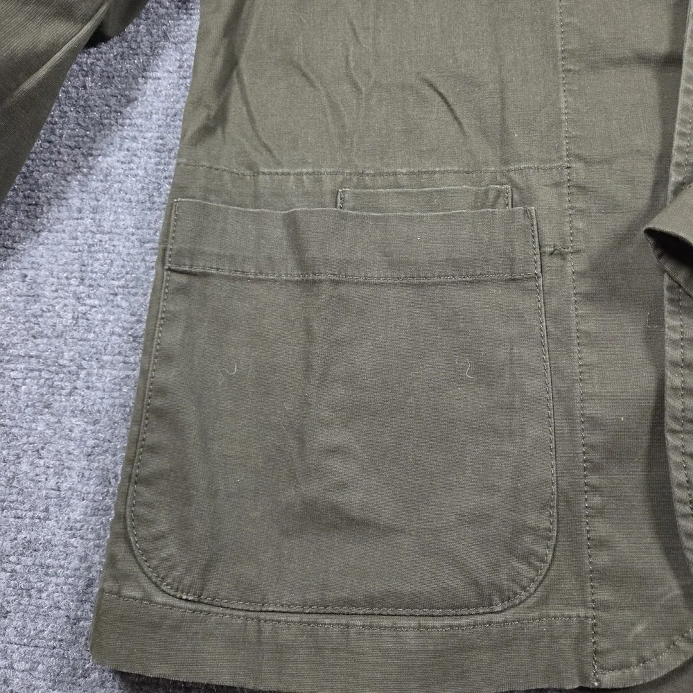 Banana Republic Blazer Mens 40 Unstructured Olive Jacket Safari Cotton